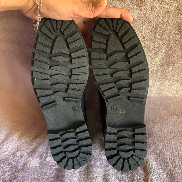 St Johns Bay Women's Black Knit Ankle Boots Memory Foam Comfort Size 7.5 Medium - Picture 5 of 8